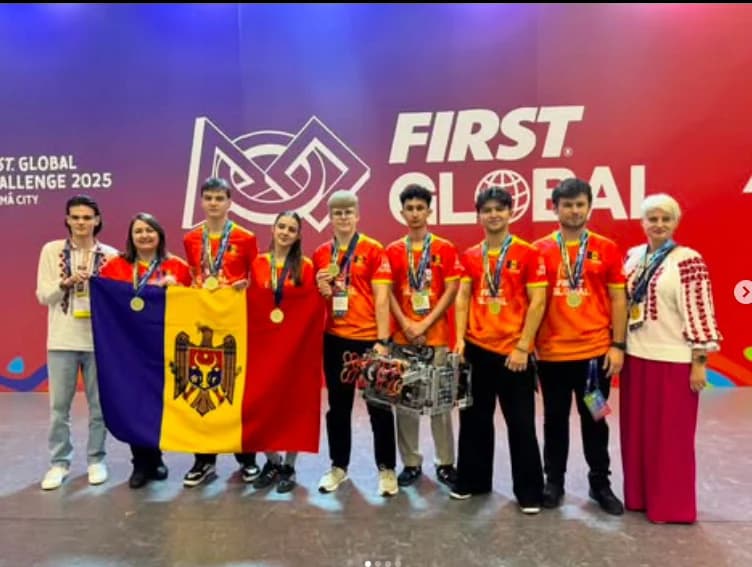 RoboRangers representing Moldova at FIRST Global Challenge 2025